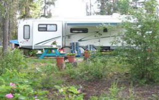 Cabins In Faust Campground In Joussard Alberta